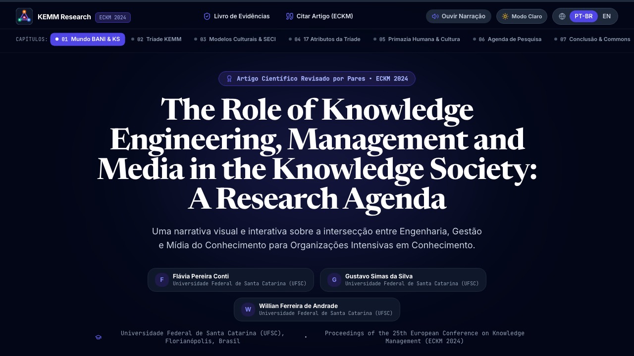 Prévia de KEMM na Sociedade do Conhecimento