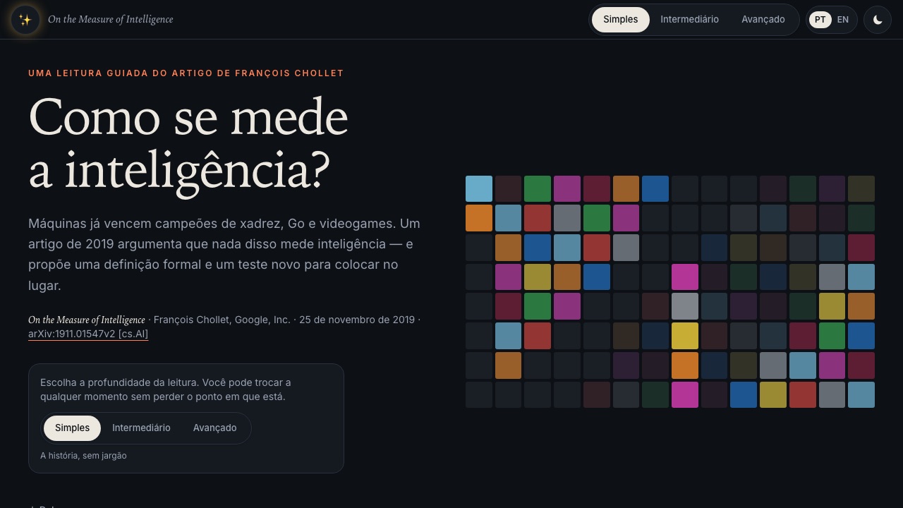 Prévia de On the Measure of Intelligence